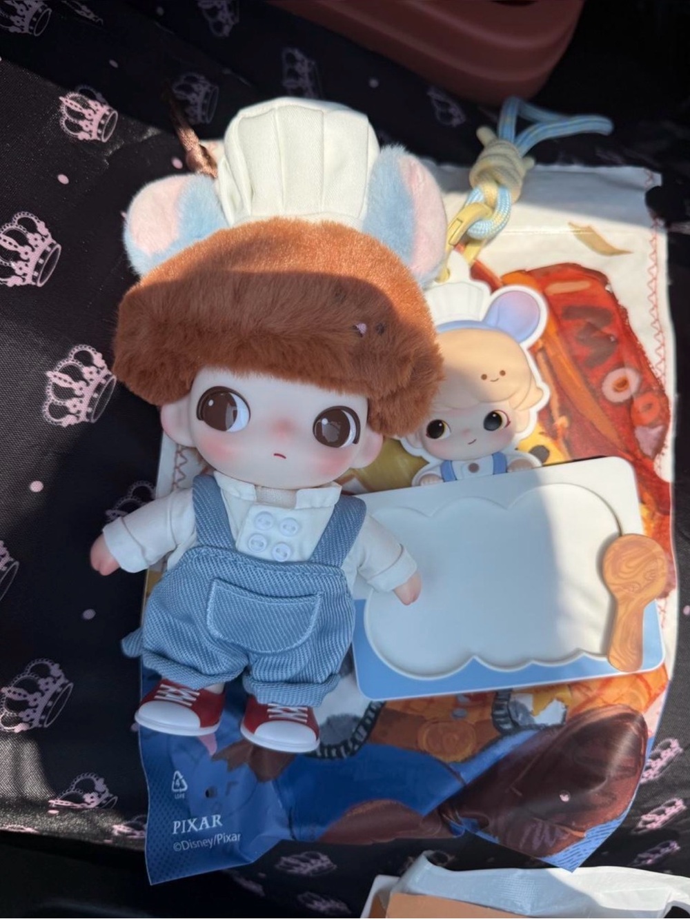 Pop Mart Dimoo World × Pixar Series Remy Vinyl Plush Pendant